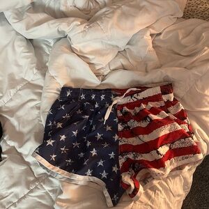 Patriotic Star and Stripe Women's Shorts